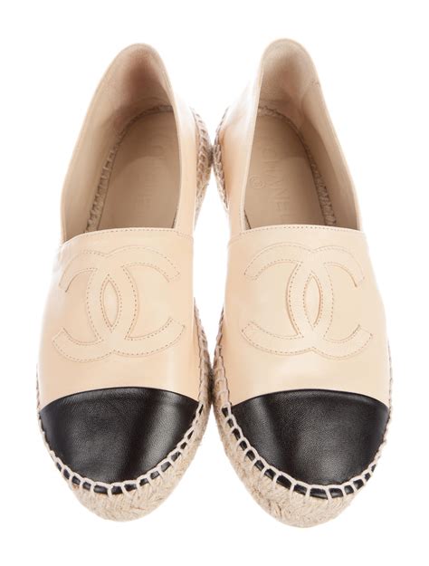 chanel espadrilles heels